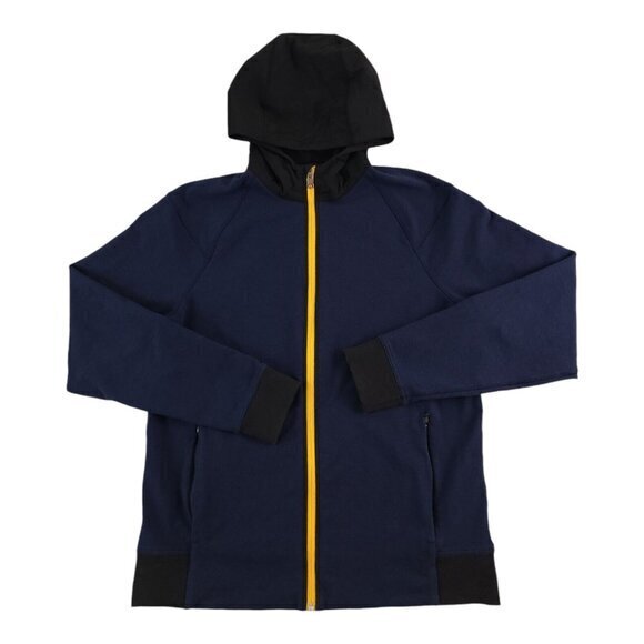 Lululemon Zip Hoodie Navy‎ Mens Large - Picture 1 of 9